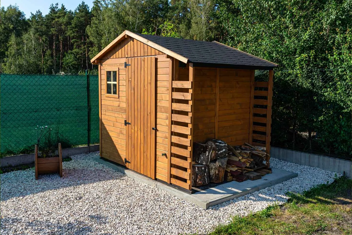 Concrete slab for shed garage or extension